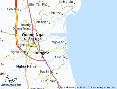 Carte MICHELIN Nghĩa Hà - ViaMichelin