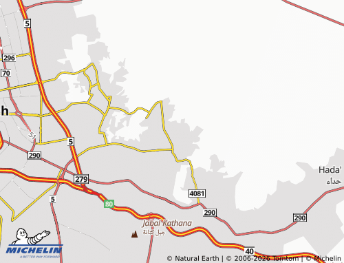 Carte MICHELIN al-Harazat - ViaMichelin