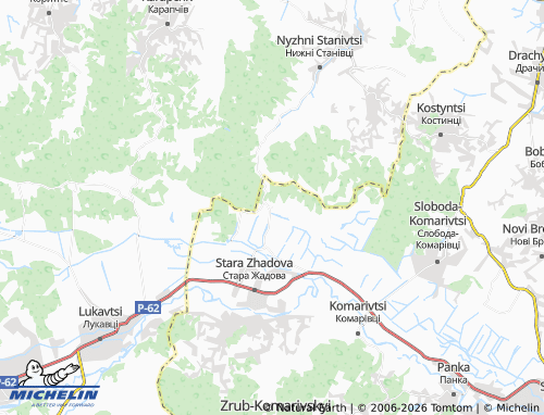 Mapa MICHELIN Dibrivka - ViaMichelin