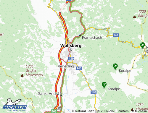 MICHELIN Kleinwinklern map - ViaMichelin