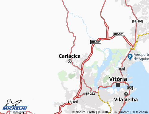 MICHELIN Estrela do Sul map - ViaMichelin