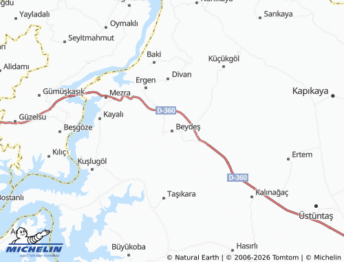 Mappa MICHELIN Beydeş - ViaMichelin
