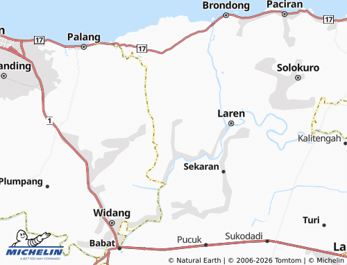 Carte MICHELIN Dateng - ViaMichelin