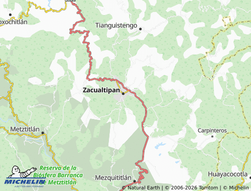 MICHELIN-Landkarte Bosques del Paraíso - ViaMichelin