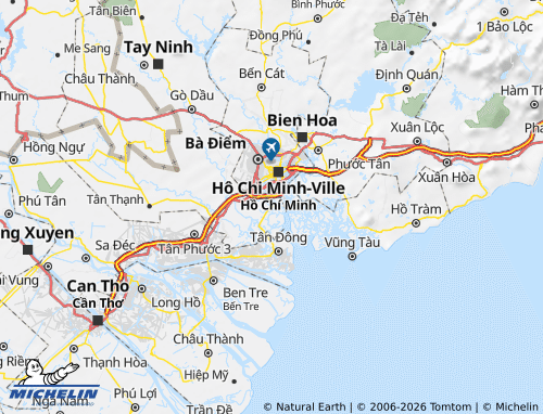 MICHELIN Cần Giuộc map - ViaMichelin