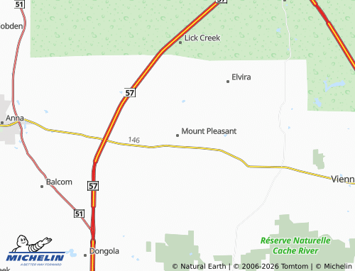 Mappa MICHELIN Mount Pleasant - ViaMichelin