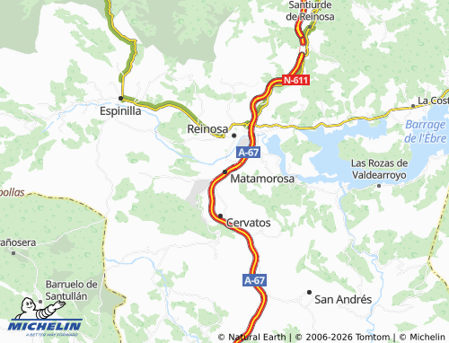 Kaart MICHELIN Matamorosa - ViaMichelin