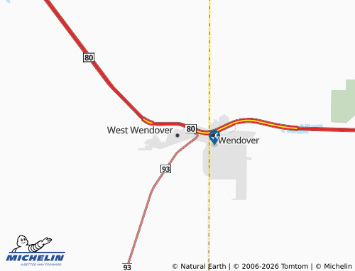 Mapa MICHELIN West Wendover - ViaMichelin