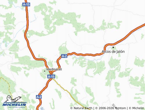 MICHELIN Jubera map - ViaMichelin