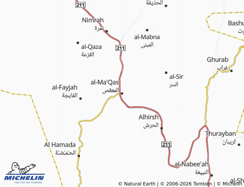 MICHELIN-Landkarte al-Ma'qas - ViaMichelin