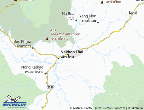 MICHELIN Noen Phoem map - ViaMichelin