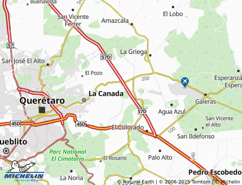 Carte MICHELIN Los Héroes, Condominio Hacienda El Colorado - ViaMichelin