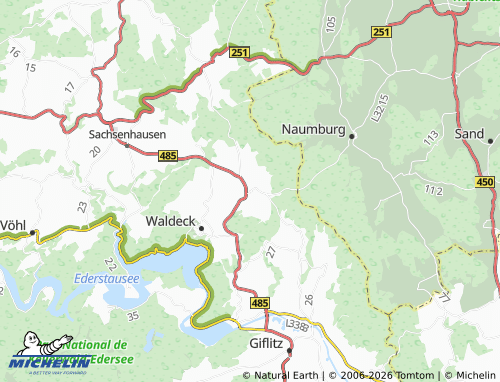 Mappa MICHELIN Netze - ViaMichelin