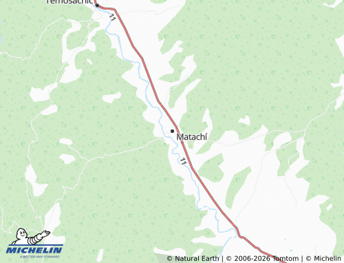 Mapa MICHELIN Matachí - ViaMichelin