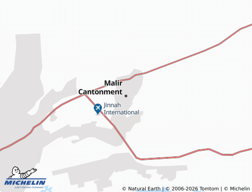 Mappa MICHELIN Malir Cantonment - ViaMichelin