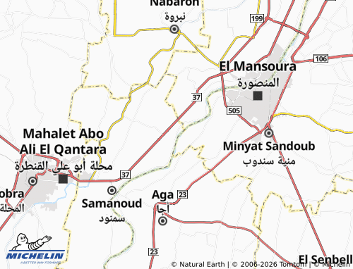 Mappa MICHELIN Kafr Hassan - ViaMichelin