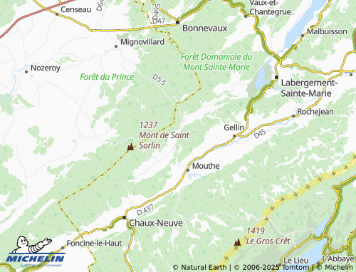 Carte MICHELIN Rondefontaine - ViaMichelin
