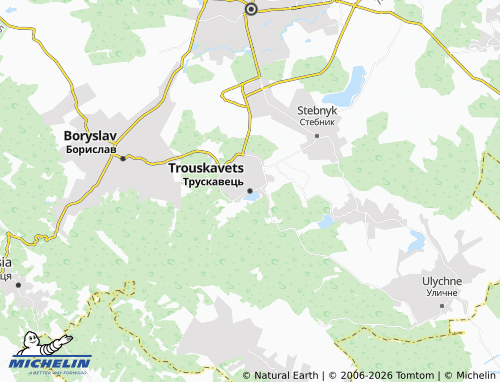 MICHELIN Truskavets map - ViaMichelin