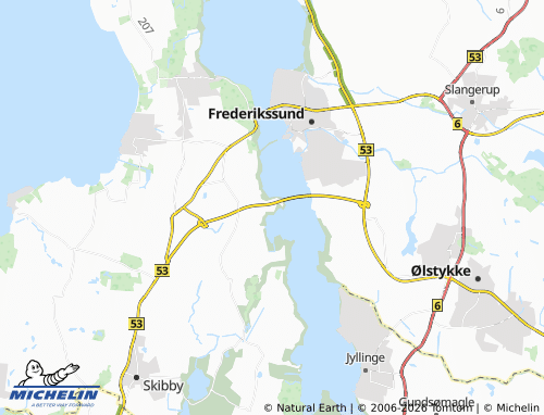 MICHELIN-Landkarte Tørslev Hage - ViaMichelin
