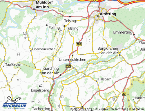 Mapa MICHELIN Unterneukirchen - ViaMichelin