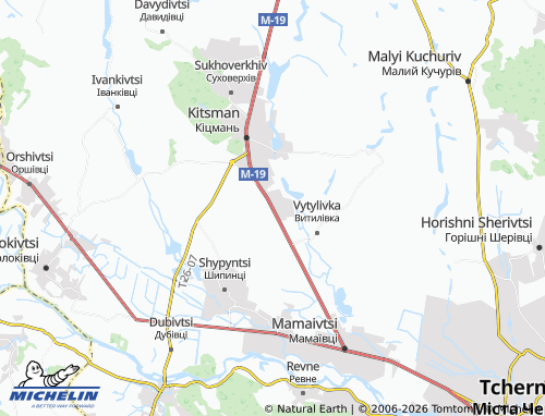 Mappa MICHELIN Lashkivka - ViaMichelin
