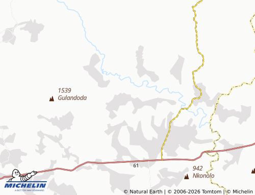 MICHELIN-Landkarte eMamvulaneni - ViaMichelin