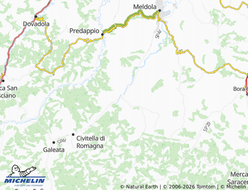 MICHELIN Cusercoli map - ViaMichelin