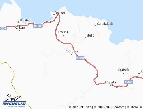 Mappa MICHELIN Köprücek - ViaMichelin