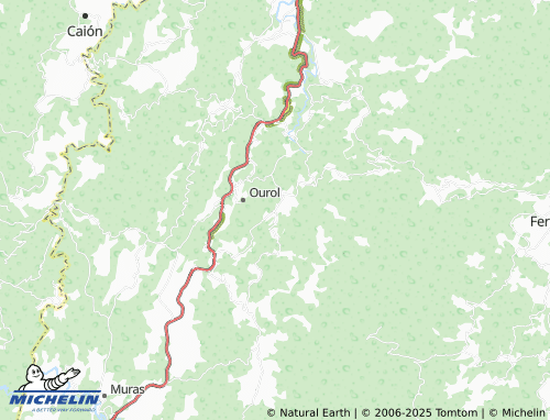 MICHELIN Xerdiz (Santa María) map - ViaMichelin