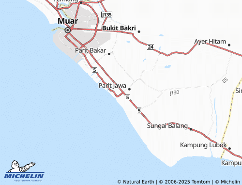 MICHELIN Taman Pelangi map - ViaMichelin
