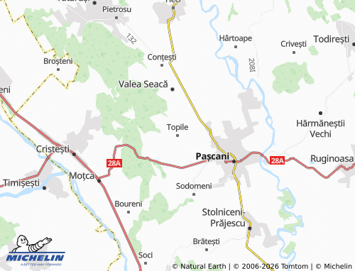 MICHELIN Topile map - ViaMichelin