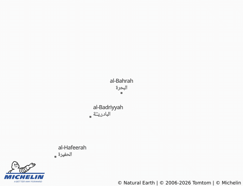 Mapa MICHELIN al-Bahrah - ViaMichelin