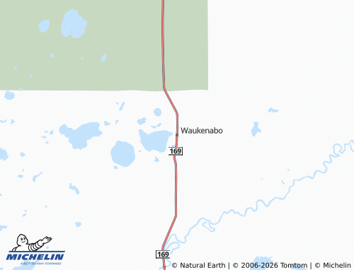 Carte MICHELIN Waukenabo - ViaMichelin