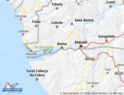 MICHELIN Boma map - ViaMichelin