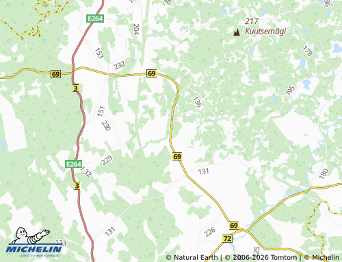 Mapa MICHELIN Vaalu - ViaMichelin