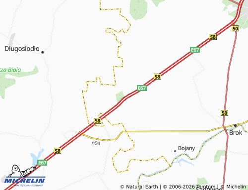 Carte MICHELIN Dybki - ViaMichelin