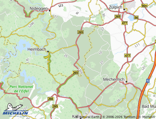 MICHELIN Hergarten map - ViaMichelin
