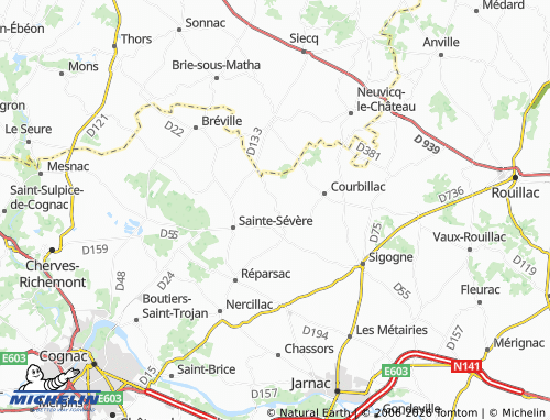 Mapa MICHELIN Houlette - ViaMichelin