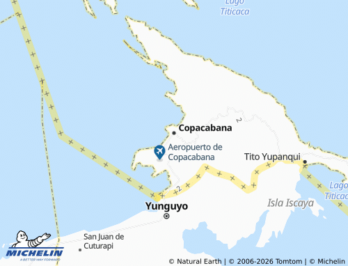 MICHELIN Copacabana map - ViaMichelin