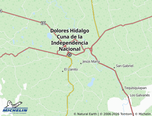 MICHELIN Jacaranda map - ViaMichelin