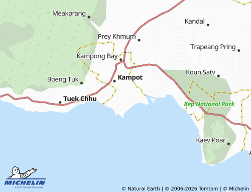 Mapa MICHELIN Traeuy Kaoh - ViaMichelin