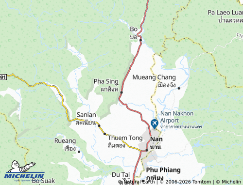 Mapa MICHELIN Pha Sing - ViaMichelin