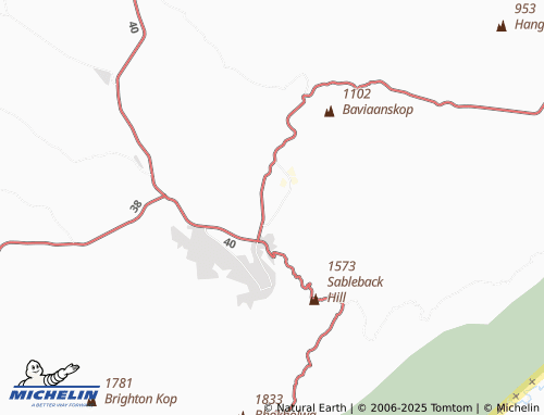 MICHELIN Kakhaleni map - ViaMichelin