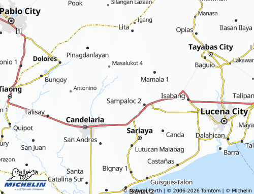 MICHELIN Concepcion Banahaw map - ViaMichelin