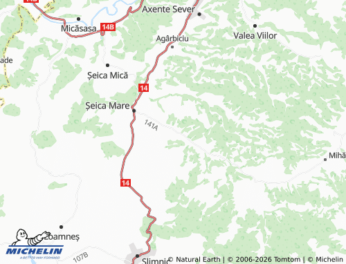 MICHELIN Boarta map - ViaMichelin