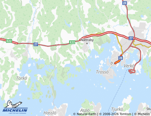 Carte MICHELIN Skavkulla - ViaMichelin
