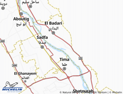 Mappa MICHELIN Tu'mah - ViaMichelin