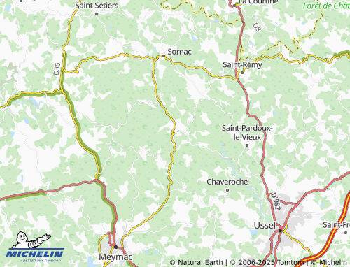 MICHELIN Saint-Germain-Lavolps map - ViaMichelin