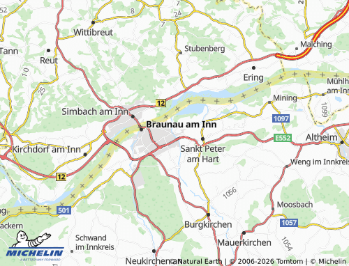 MICHELIN Dietfurt map - ViaMichelin
