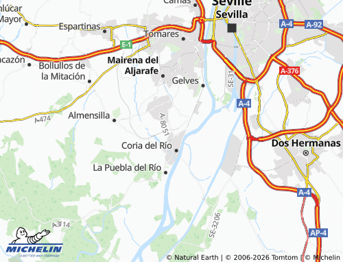 MICHELIN-Landkarte Carramolos - ViaMichelin